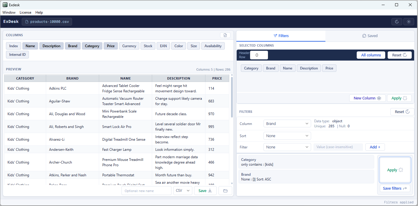 ExDesk Application Overview